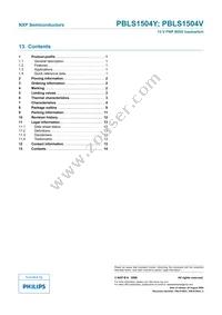 PBLS1504V Datasheet Page 15