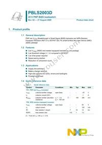 PBLS2003D Datasheet Page 2