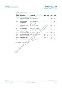 PBLS2003D Datasheet Page 8