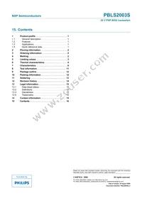 PBLS2003S Datasheet Page 17