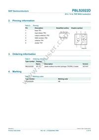 PBLS2022D Datasheet Page 3