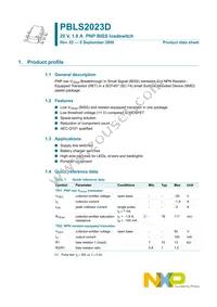 PBLS2023D Datasheet Page 2