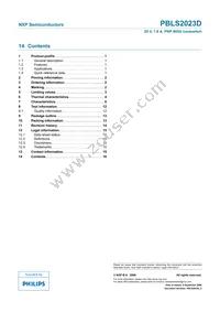 PBLS2023D Datasheet Page 17