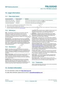 PBLS2024D Datasheet Page 16