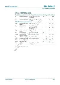 PBLS4001D Datasheet Page 8