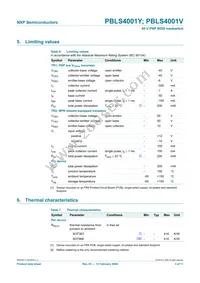 PBLS4001V Datasheet Page 4