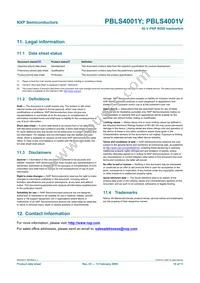 PBLS4001V Datasheet Page 11