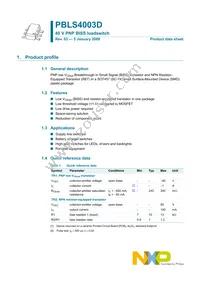 PBLS4003D Datasheet Page 2