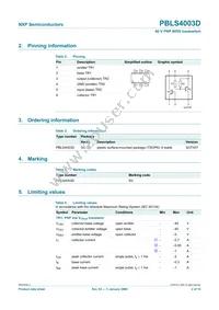 PBLS4003D Datasheet Page 3