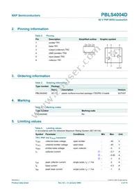 PBLS4004D Datasheet Page 3