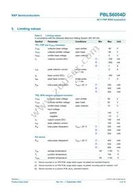 PBLS6004D Datasheet Page 4