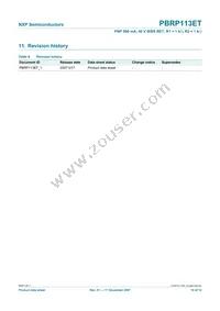 PBRP113ET Datasheet Page 11