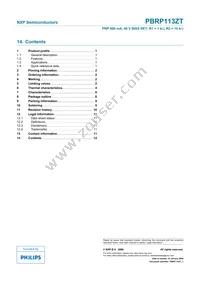 PBRP113ZT Datasheet Page 13