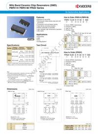 PBRV4.91MR50Y000 Datasheet Page 3