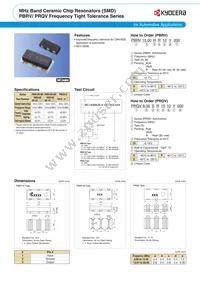 PBRV4.91MR50Y000 Datasheet Page 4