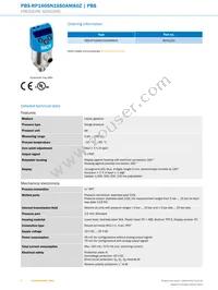 PBS-RP160SN1SS0AMA0Z Datasheet Page 2