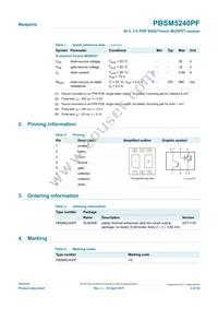 PBSM5240PF Datasheet Page 2