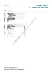 PBSM5240PF Datasheet Page 20