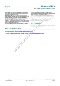 PBSM5240PFH Datasheet Page 19