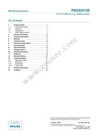 PBSS2515E Datasheet Page 13