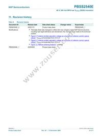 PBSS2540E Datasheet Page 10