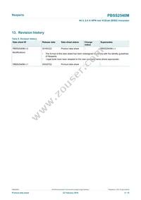 PBSS2540M Datasheet Page 8