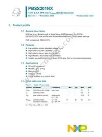 PBSS301NX Datasheet Page 2