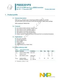 PBSS301PX Datasheet Page 2