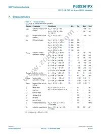 PBSS301PX Datasheet Page 7