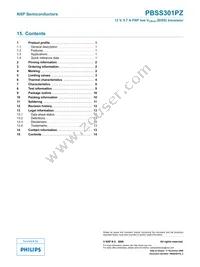 PBSS301PZ Datasheet Page 15