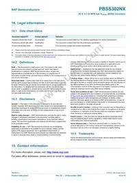 PBSS302NX Datasheet Page 15