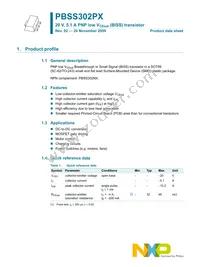 PBSS302PX Datasheet Page 2