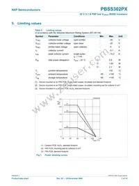 PBSS302PX Datasheet Page 4
