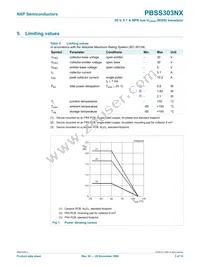 PBSS303NX Datasheet Page 4