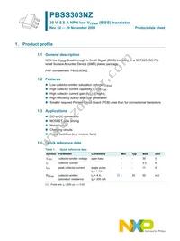 PBSS303NZ Datasheet Page 2