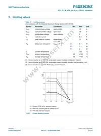 PBSS303NZ Datasheet Page 4