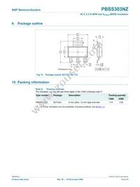 PBSS303NZ Datasheet Page 11