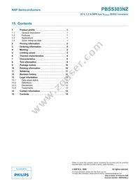 PBSS303NZ Datasheet Page 15