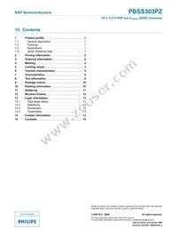 PBSS303PZ Datasheet Page 15