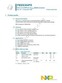 PBSS304PX Datasheet Page 2