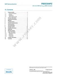 PBSS304PZ Datasheet Page 15