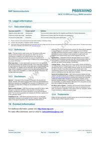 PBSS305ND Datasheet Page 15