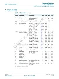 PBSS305NX Datasheet Page 7