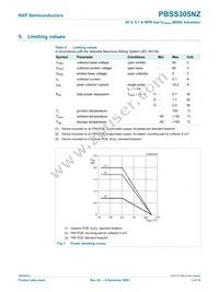 PBSS305NZ Datasheet Page 4