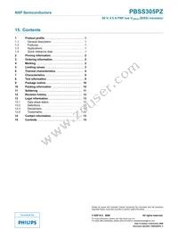 PBSS305PZ Datasheet Page 15