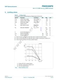 PBSS306PX Datasheet Page 4