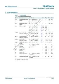 PBSS306PX Datasheet Page 7