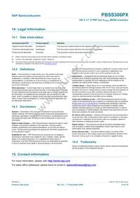 PBSS306PX Datasheet Page 15