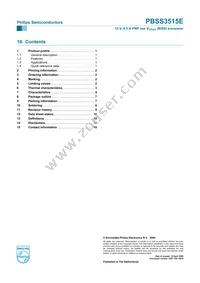 PBSS3515E Datasheet Page 11