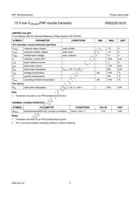 PBSS3515VS Datasheet Page 4